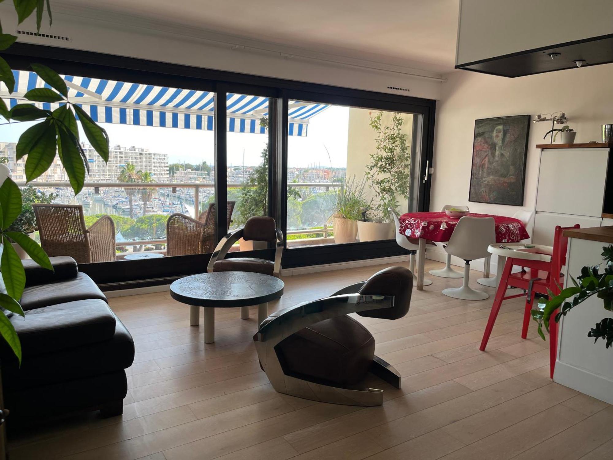 T3 Vue Port 200M De La Plage 2 Chambres Avec Garage Carnon-Plage Kültér fotó